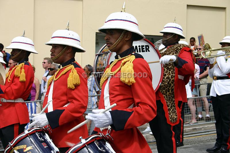 IMG_JE.VD01.JPG - Bermuda Regiment Band, Queens Birthday Parade, Front Street, Bermuda