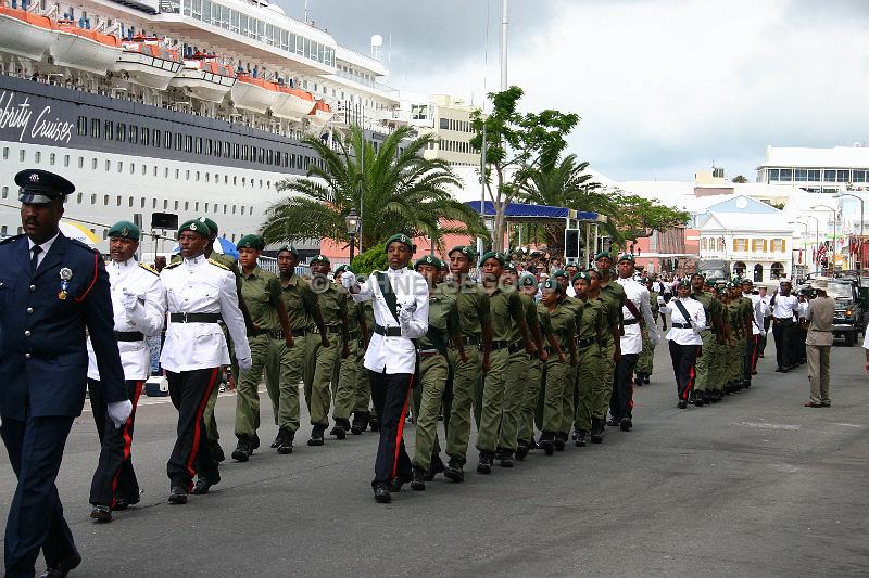 IMG_JE.VD30.JPG - Queens Birthday Parade, Front Street, Bermuda