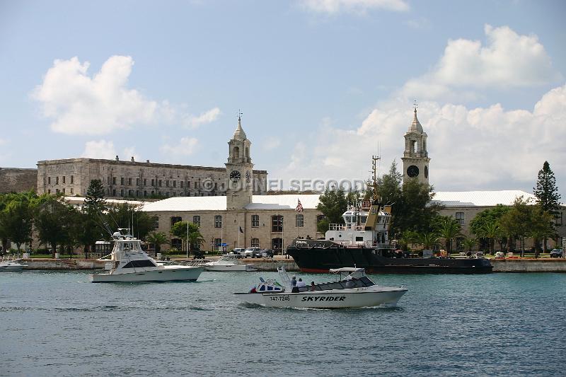 IMG_JE.DOC50.JPG - View of Royal Naval Dockyard, with Casemates Prison and The Clocktower Mall