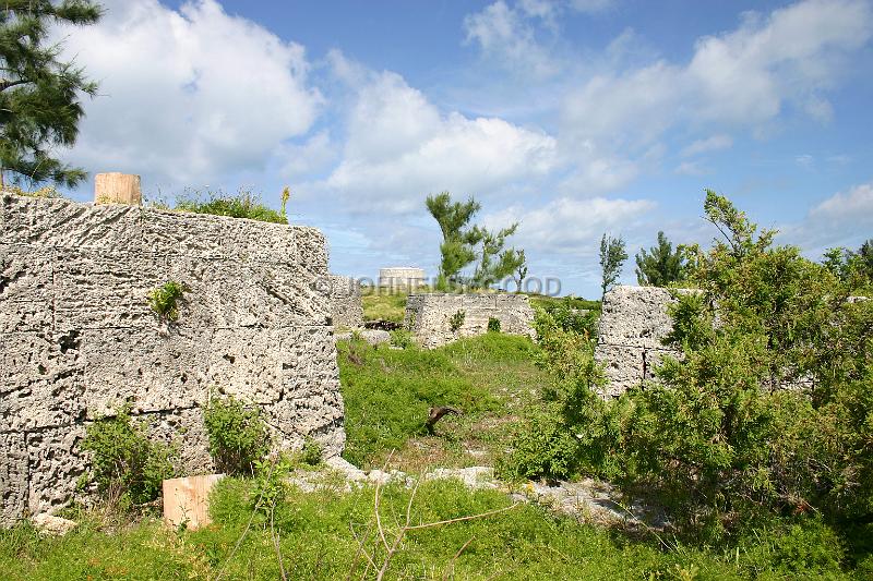 IMG_JE.MON31.JPG - Martello's Tower, and Railway supports, Ferry Reach Park, Bermuda