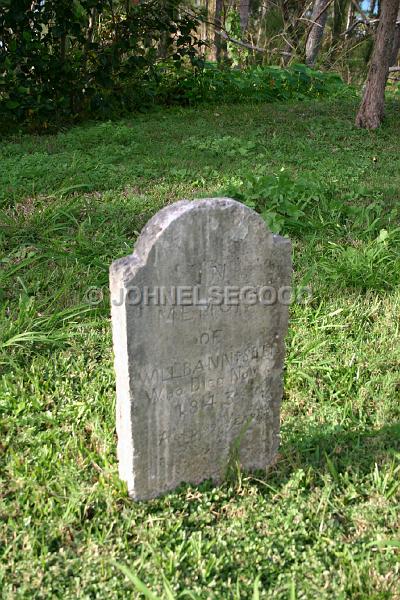 IMG_JE.GRAV42.JPG - Gravestone, Convicts Graveyard, Ireland Island, Bermuda