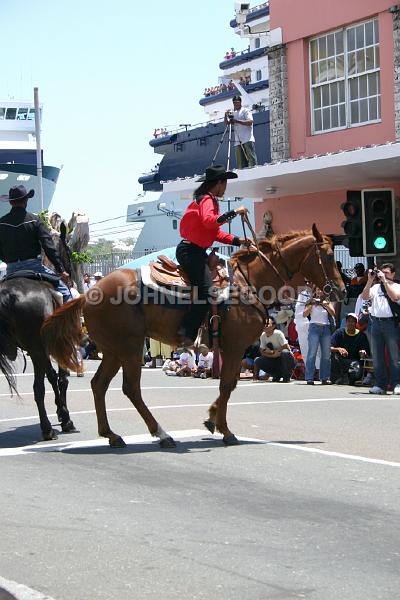 IMG_JE.BDADY55.JPG - Bermuda Day Parade, Horses and Riders, Front Street, Bermuda