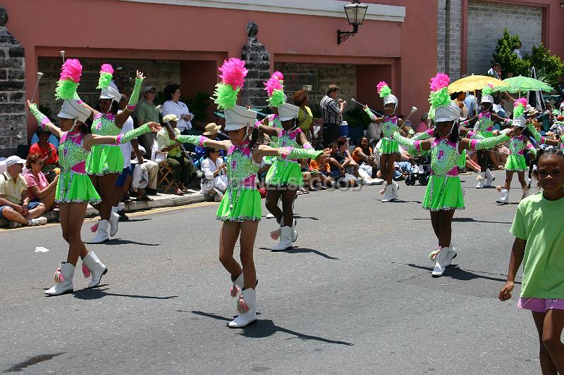 IMG_JE.BDADY84.JPG - Bermuda Day Parade, Majorettes, Front Street, Bermuda
