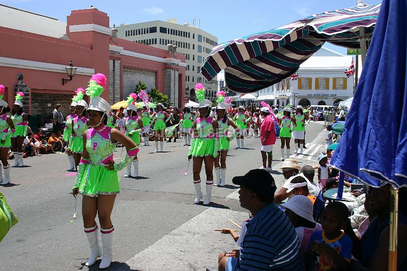 IMG_JE.BDADY95.JPG - Bermuda Day Parade, Majorettes, Front Street, Bermuda