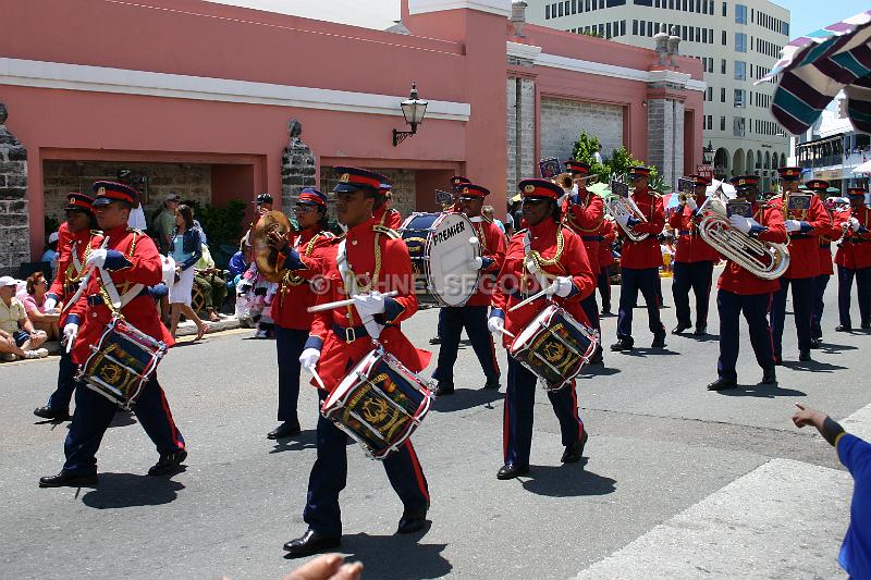 IMG_JE.BDADY98.JPG - Bermuda Day Parade, Bermuda Regiment Band, Front Street, Bermuda